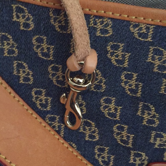 Dooney & Bourke Navy Blue Tote - Picture 4 of 16